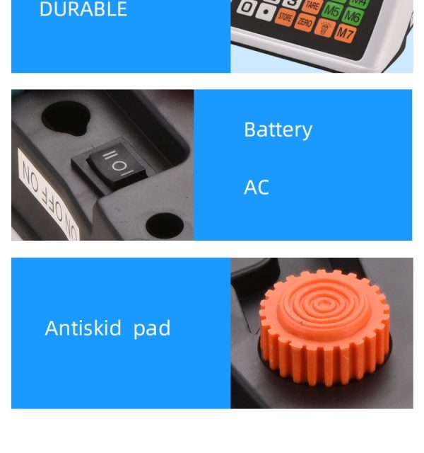 15kg vegetable weighing ACS 30kg waga electronic 40kg commercial price computing digital weighing scales - Image 3
