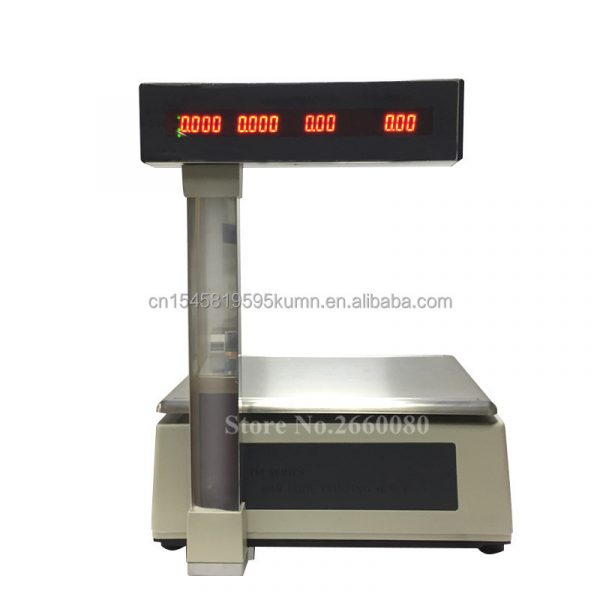 Barcode Scale Label Printing Balance (TM-15A-5D) Digital Electronic Scale & Printer English Russia Arabic Spanish - Image 3