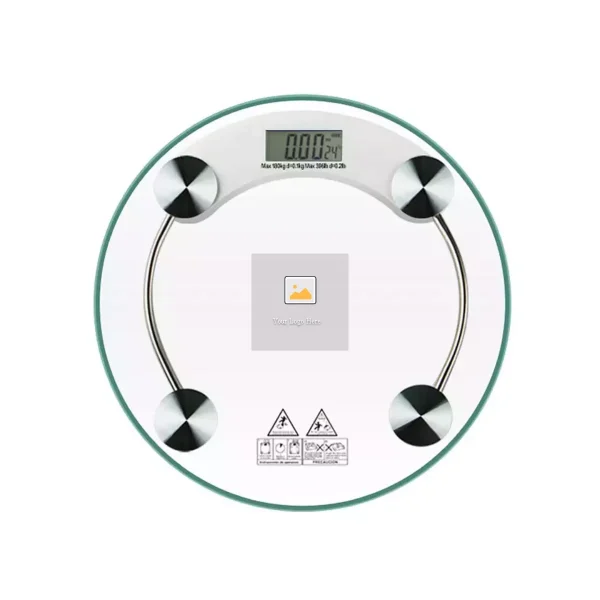 DAWOOD 2003B personal body180kg fan-shaped Tempered Glass bathroom weight scale