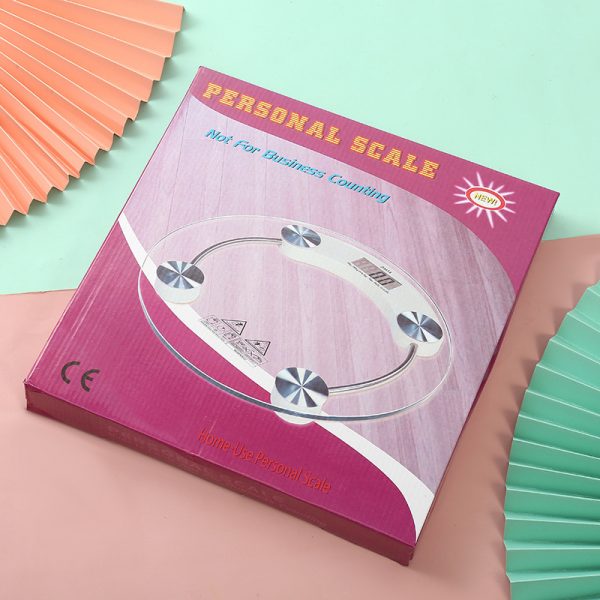 DAWOOD 2003B personal scale 180kg fan-shaped Tempered Glass bathroom scale for human body weight