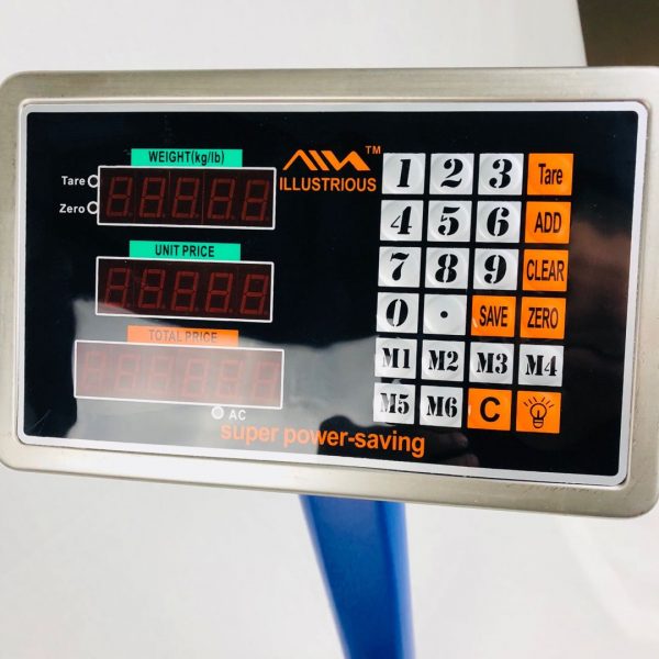 DAWOOD Industrial 300kg Platform Scale with backrail Electronic balance Digital Weight Scale with rail - Image 2