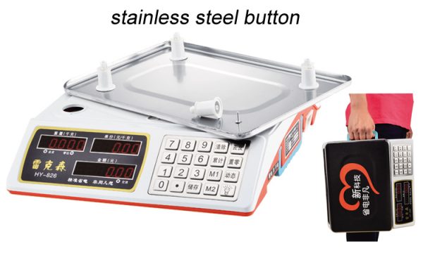 DAWOOD LED LCD commerical electronic digital40kg price computing weighing scale