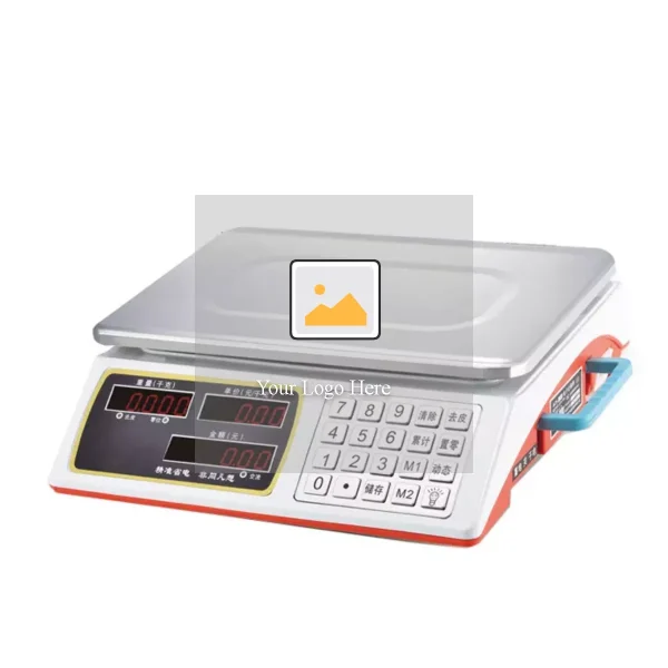 DAWOOD LED LCD commerical electronic digital40kg price computing weighing scale