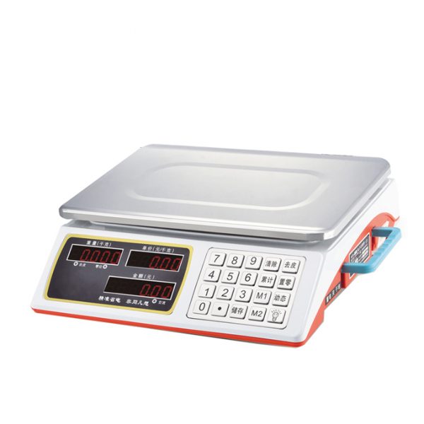 DAWOOD LED LCD commerical electronic digital40kg price computing weighing scale - Image 2