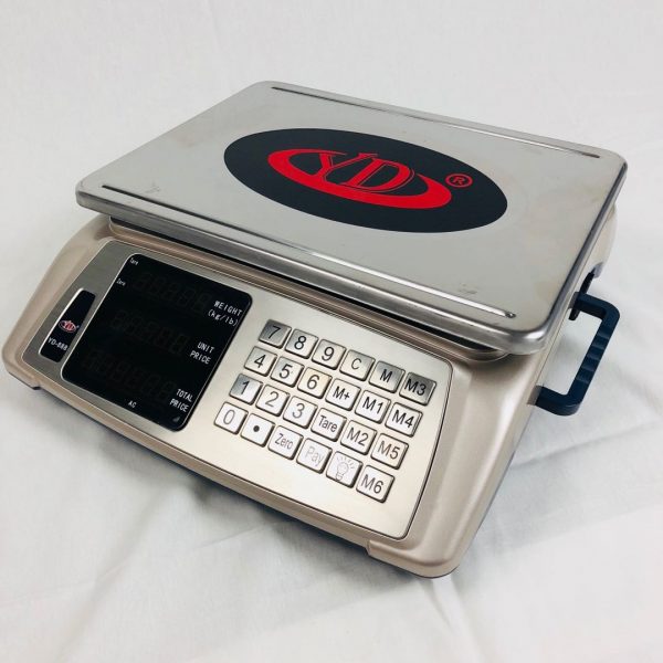 DAWOOD Stainless Steel Digital Electronic Multifunction Scale Measures in Grams Commercial price computing scale