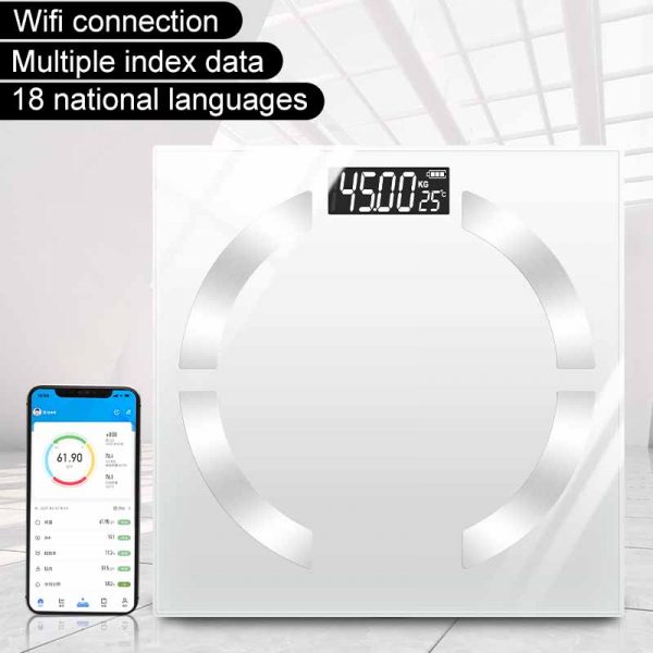 Dawood new design Digital Fat weighing 180kg personal body bathroom health scale - Image 2