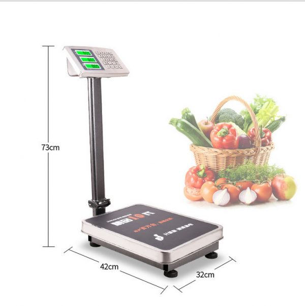 Good quality Dawood TCS 300kg platform scale stainless steel weighing scale for industry - Image 2