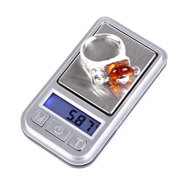 New wholesale small apple pocket scale electronic jewelry scale gram digital mini pocket scale 0.1 - Image 2