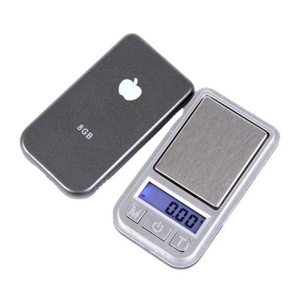New wholesale small apple pocket scale electronic jewelry scale gram digital mini pocket scale 0.1