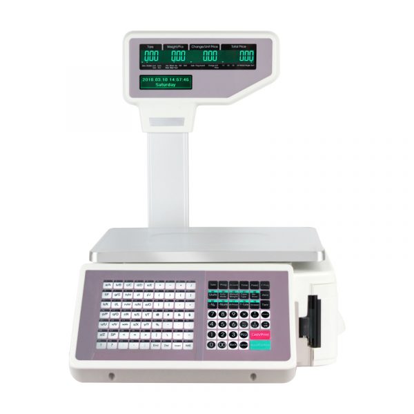 Supermarket Electronic Barcode Label Printing Weighing Scales With RS232 Interface - Image 2