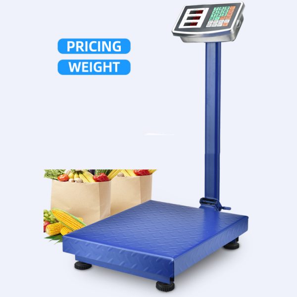 TCS 100kg electronic platform scales professional for floor weighing industrial 150kg digital platform scale - Image 2