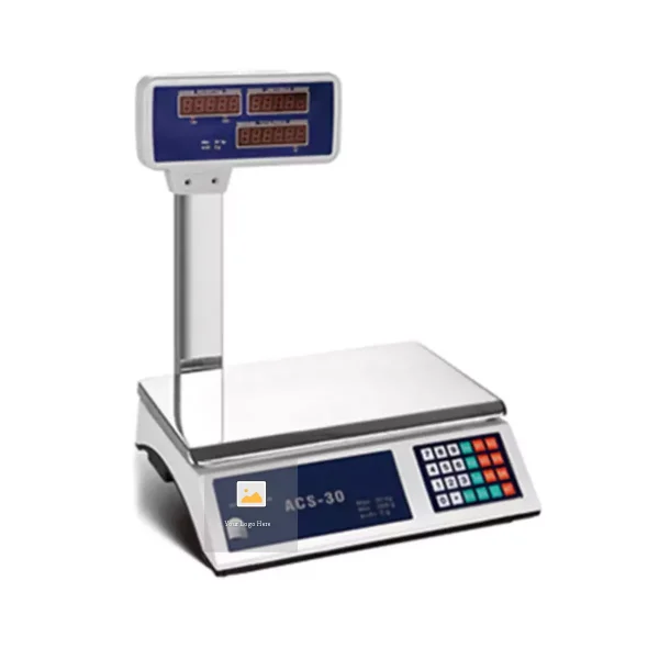 Wholesale English version electronic pricing scale with pole stand arm 30kg/40kg electronic scale - Image 2