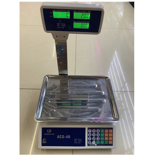 Wholesale English version electronic pricing scale with pole stand arm 30kg40kg electronic scale