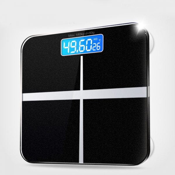 amazon hot sell household weight 180kg body weighing smart personal bathroom glass scale - Image 2