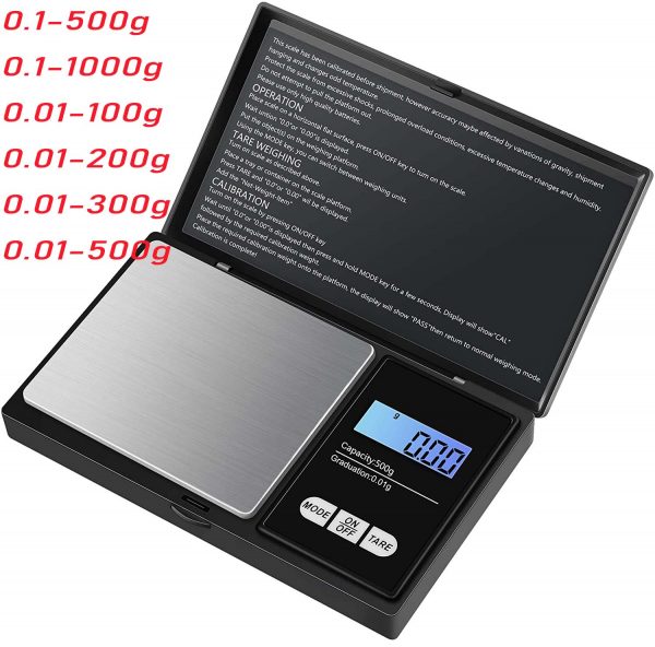 hot sell 0.01g gram weight machine 0.1g household jewelry weighing gram 0.1 gram jewelry pocket scale - Image 2