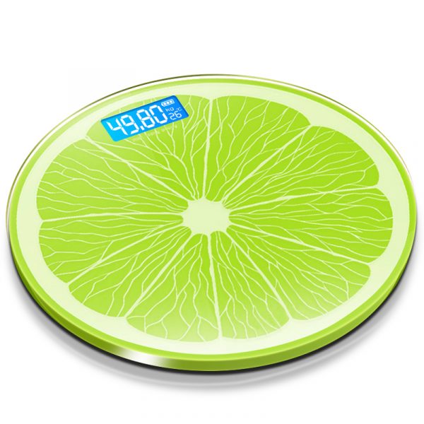 household cartoon glass lemon pattern electronic180kg 360lb household body personal bathroom scale digital 3 buyers - Image 2
