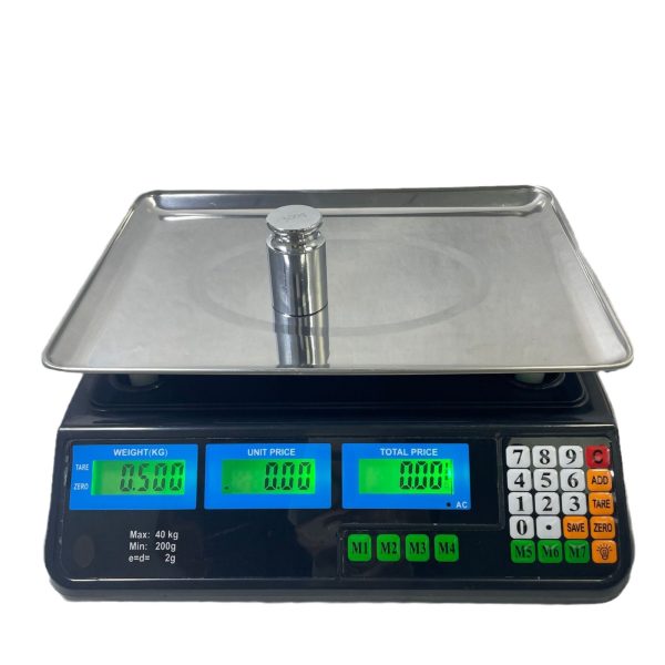 High Quality Commercial Scale 40kg Price Computing Scale Electronic Weighing Scale