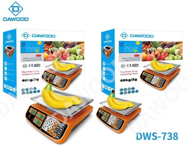 40kg digital  price computing scale household small baking scale LCD display weighing food scale - Image 4