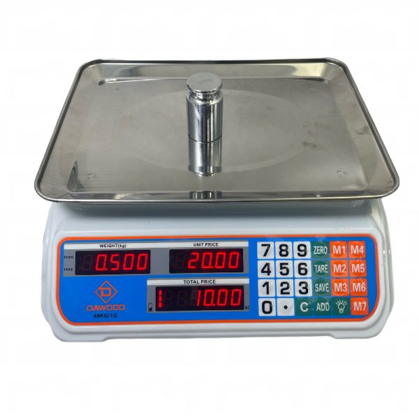 hot selling Electronic Weighing Scale 40kg Scale Household LED LCD Display Price Computing Scale for Business